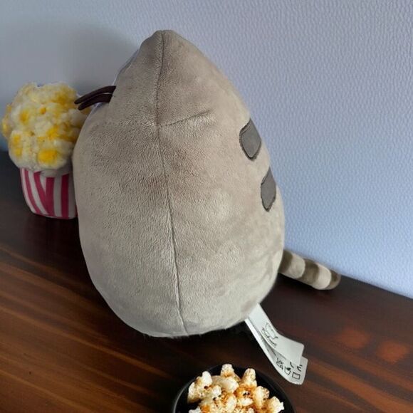 Gund NEW PUSHEEN POPCORN Plush 9.5 Inch Snackables Cat Stuffed Toy - Picture 5 of 6